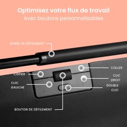 Contour SliderMouse Pro Wired Slim WR, vegan læder