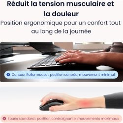 Contour SliderMouse Pro Wired Slim WR, vegan læder