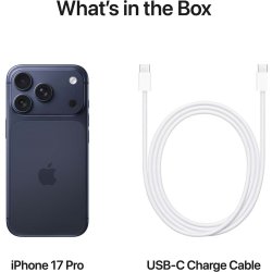 Apple iPhone 17 Pro, 512GB, dybblå