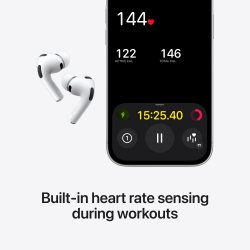 Apple AirPods Pro (3 gen) 2025 høretelefoner, hvid