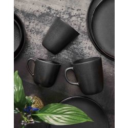 Aida RAW Frokost tallerken, Ø23cm, titanium sort
