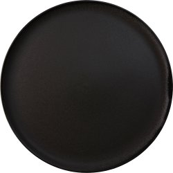Aida RAW Middags tallerken, Ø28cm, titanium sort
