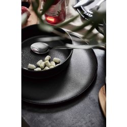 Aida RAW Middags tallerken, Ø28cm, titanium sort