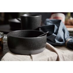 Aida RAW Skål, Ø13,5cm, titanium sort