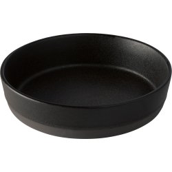 Aida RAW Suppetallerken, Ø19,4cm, titanium sort