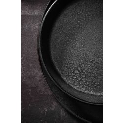 Aida RAW Suppetallerken, Ø19,4cm, titanium sort