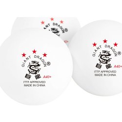 Giant Dragon LUX bordtennisbolde 3-stjernet, 6 stk