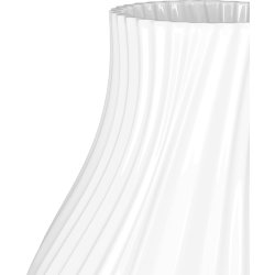 Lyngby Porcelæn Twist Vase H18 cm, hvid