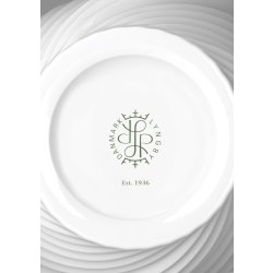 Lyngby Porcelæn Twist Vase H18 cm, hvid