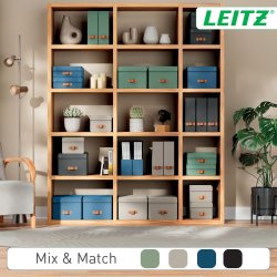Leitz Puro Boks m. låg | S | Grøn | 2 stk.