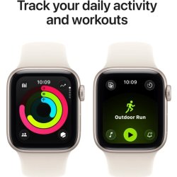 Apple Watch SE 3, GPS, 44mm, starlight, M/L