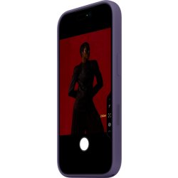 iPhone 17 Pro Silicone Cover, MagSafe  sart lilla