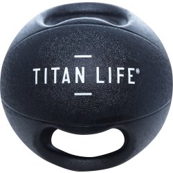 Titan Life Pro Medicinbold m/dobbelt greb, 6 kg