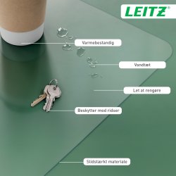 Leitz Skriveunderlag | 36x70 cm | Transparent