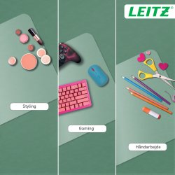 Leitz Skriveunderlag | 36x70 cm | Transparent
