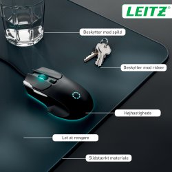 Leitz Skriveunderlag | 40x100 cm | Mørkegrå