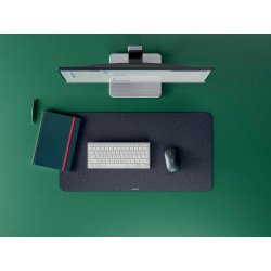 Leitz Skriveunderlag | Filt | 36x70 cm | Mørkegrå