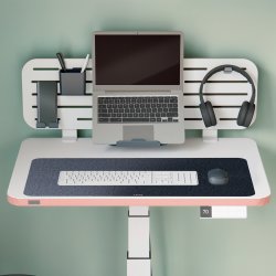 Leitz Skriveunderlag | Filt | 36x70 cm | Mørkegrå