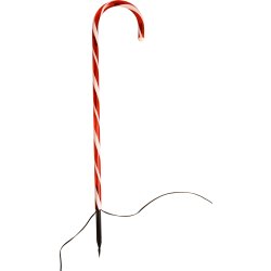 Julestokke 4stk, m/24 LED, m/timer, H78cm