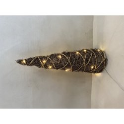 Juletræ m/20 microLED, 40 cm, Brun