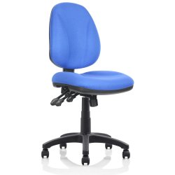 Deluxe kontorstol, blå