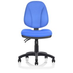 Deluxe kontorstol, blå