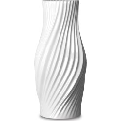 Lyngby Porcelæn Twist Vase H31 cm, hvid