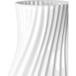 Lyngby Porcelæn Twist Vase H31 cm, hvid
