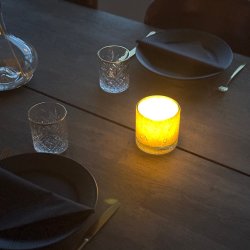 Securit® Stage AYLA, genanvendt glas, grå, 1 stk