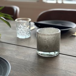 Securit® Stage AYLA, genanvendt glas, grå, 1 stk
