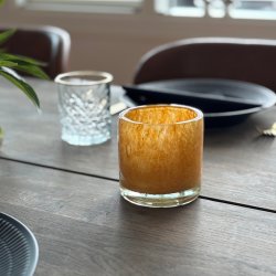 Securit® Stage AYLA, genanvendt glas, orange, 1 st