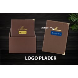 Securit Classic Menukort | A4 | Brun | Logo | 20st