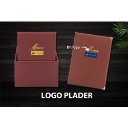 Securit Classic Menukort | A4 | Rød | Logo | 20st