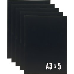 Securit Kridtskilte | A3 | Dobbeltsidet | 5 stk.