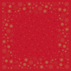 Dunicel Stikdug, 84x84 cm, Stargazing Red, 20 stk.