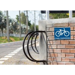 Skilt | Cykel parkering | 18x13 cm