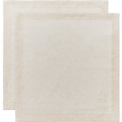 Royal Copenhagen Waves Serviet 45x45, råhvid, 2stk