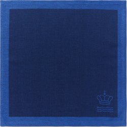 Royal Copenhagen Waves Serviet 45x45, blå, 2stk