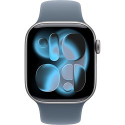 Apple Sportsrem, stålblå, 42 mm - S/M