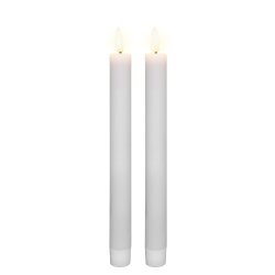 Fjord Denmark LED Kronelys 2 stk., hvid