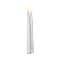 Fjord Denmark LED Kronelys, 2 stk., hvid