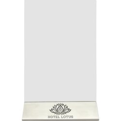 Securit Brochuredisplay | Stål fod | A6 | Logo
