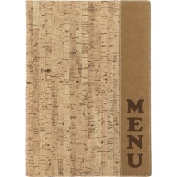 Securit Design Menukort | A4 | Kork | Logo