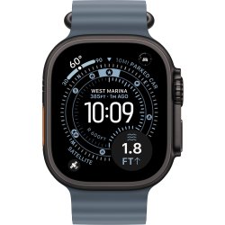 Apple Ocean-rem, stålblå, 49 mm - Titanium