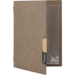 Securit Nature Menukort | A5 | Brun | Logo