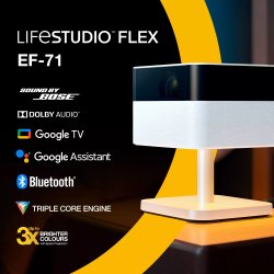 Epson Lifestudio Flex EF-71 projektor, diamanthvid