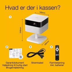 Epson Lifestudio Flex EF-71 projektor, diamanthvid
