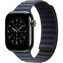 Apple Magnetisk ledrem, blå, 42 mm - S/M