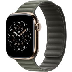 Apple Magnetisk Ledrem, Salviegrå, 42 - S/M