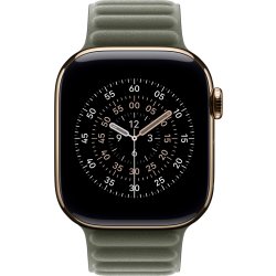 Apple Magnetisk Ledrem, Salviegrå, 42 - S/M